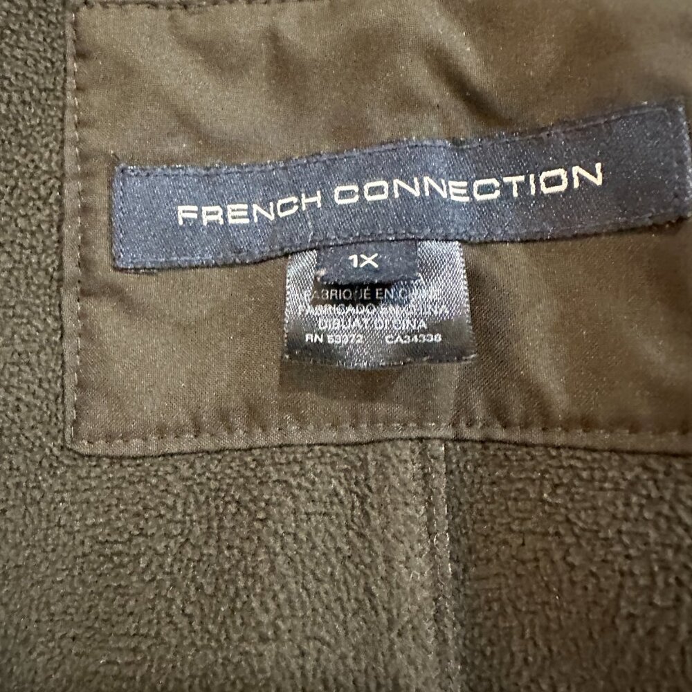 French Connection Softshell Sherpa Lined Hooded C… - image 7